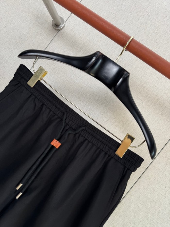 1:1 quality version Drawstring Brown Leather Buckle Embroidery Shorts 4 colors 29111027