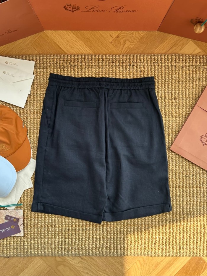 1:1 quality version Linen Blend Casual Shorts 3 colors 29111028