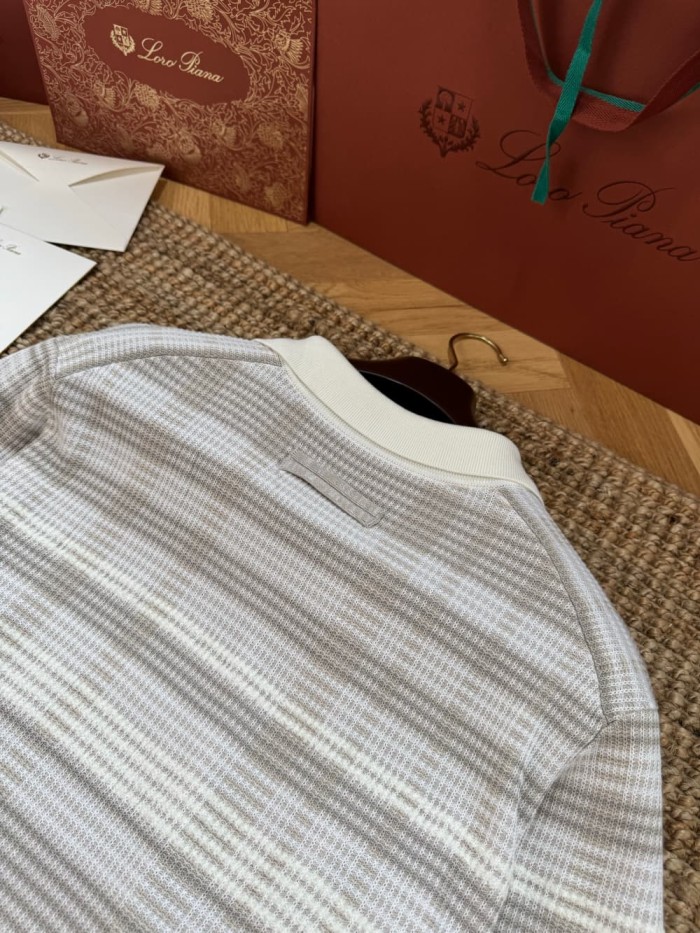 1:1 quality version ZG Striped Polo Shirt 29110844