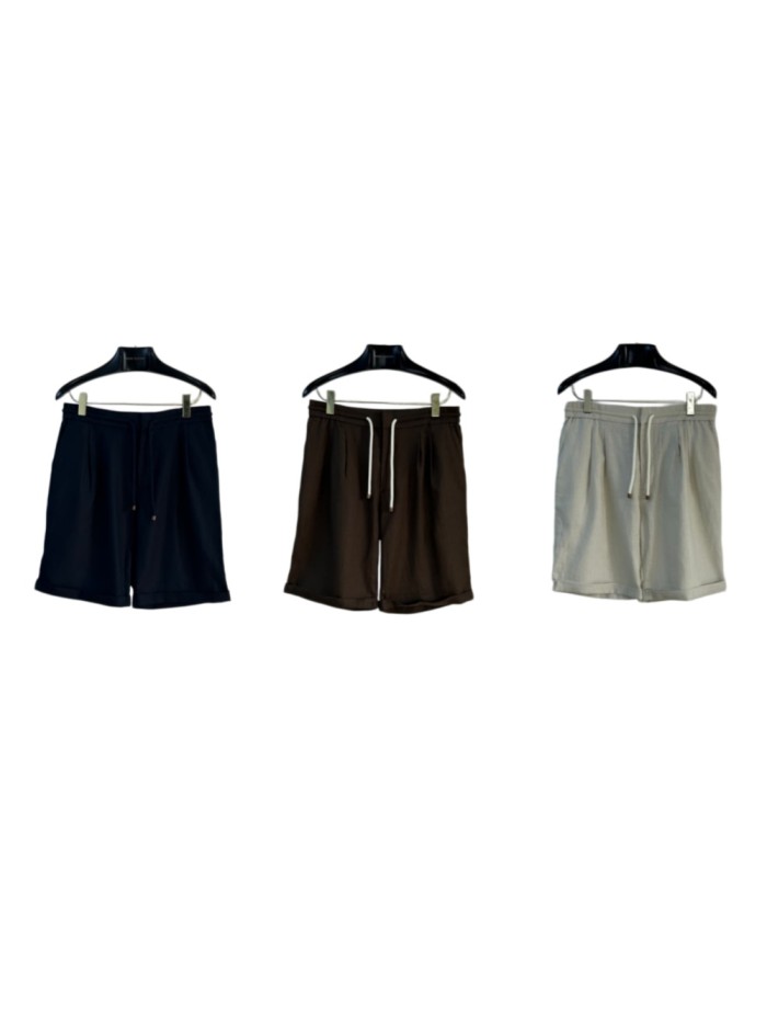 1:1 quality version Linen Blend Casual Shorts 3 colors 29111028