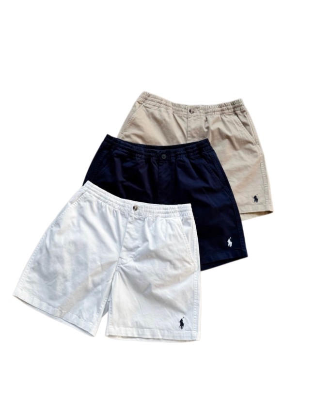 Black & White Pony Embroidered Casual Shorts 3 colors 29111778
