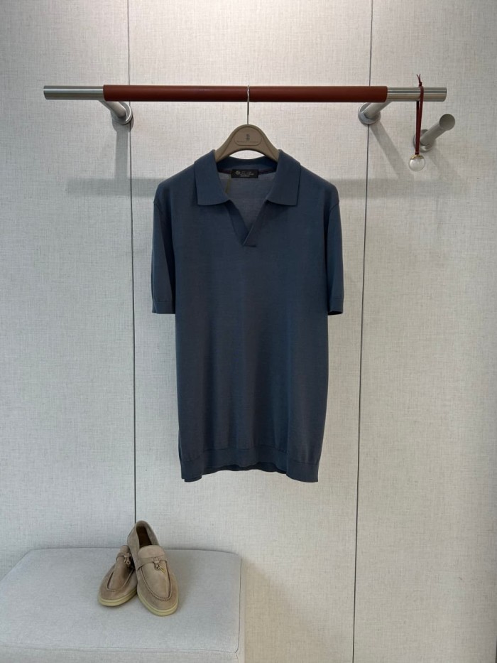 1:1 quality version Classic V-Neck Knit Polo Shirt 7 colors 29111172