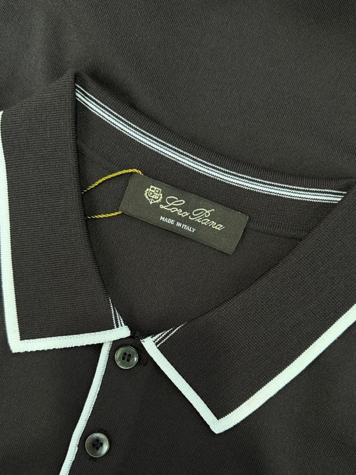 1:1 quality version Classic Contrast Trim Collar Polo Tee 4 colors 29111176