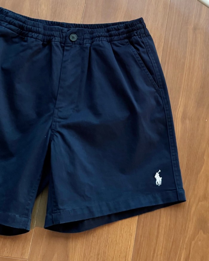 Black & White Pony Embroidered Casual Shorts 3 colors 29111778