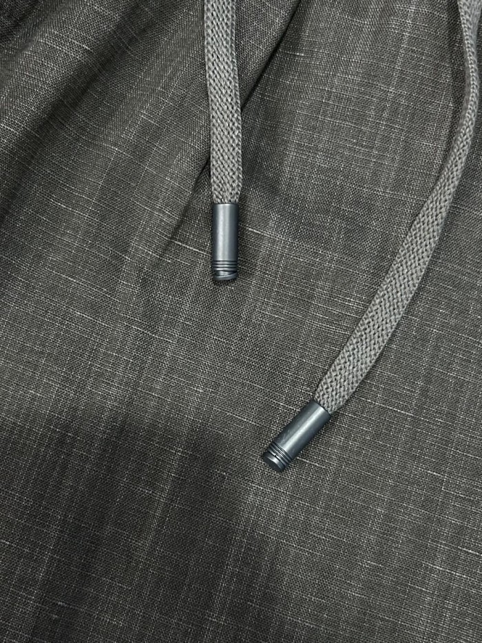 1:1 quality version Linen Blend Drawstring Casual Pants 3 colors 29110846