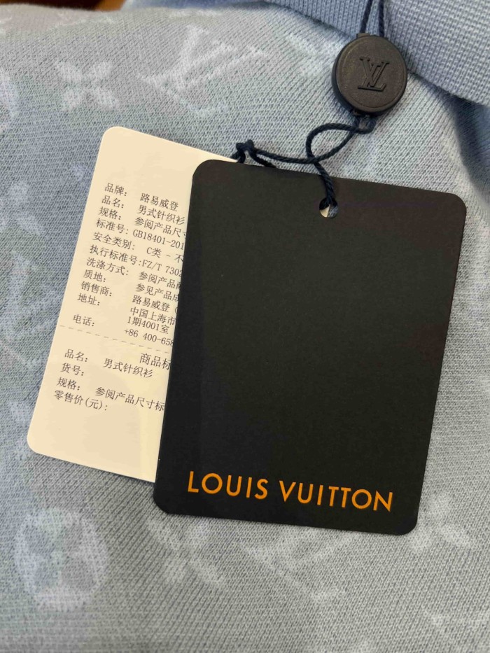 1:1 quality version Classic Monogram Embossed Knit Polo Shirt 29114368