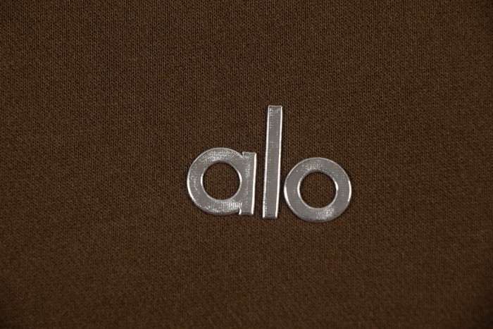 Metal Logo On Chest Solid Color Hoodie 5 colors 29115035