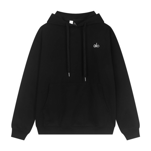 Metal Logo On Chest Solid Color Hoodie 5 colors 29115035