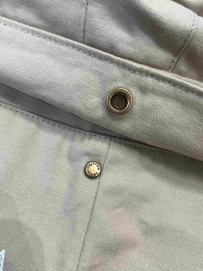 1:1 quality version Cotton Twill Embroidered Logo Pocket Cargo Casual Pants 29114985