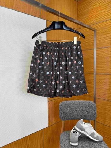 1:1 quality version Nylon Floral Allover Print Drawstring Casual Shorts 2 colors 29114530