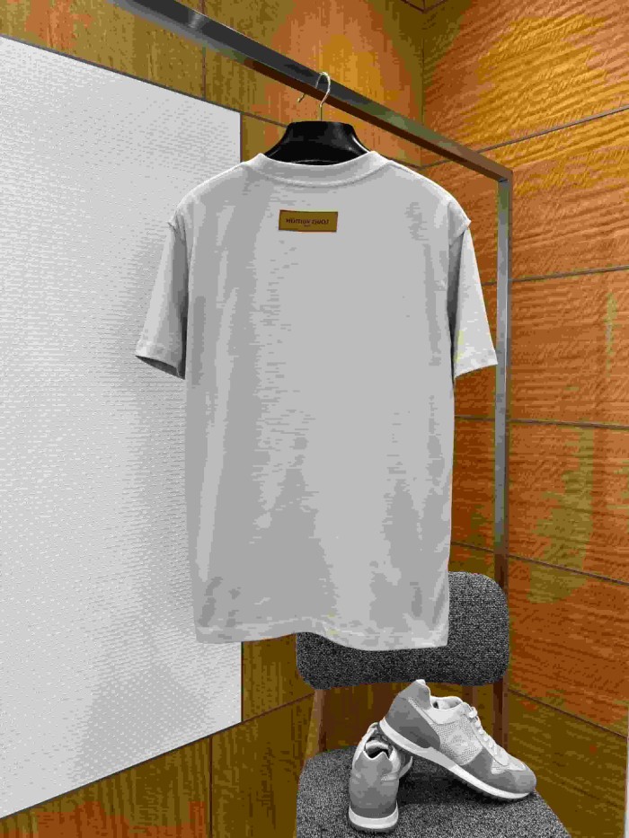 1:1 quality version Cotton Embossed Logo Short Sleeve T-shirt 11 colors 29114534