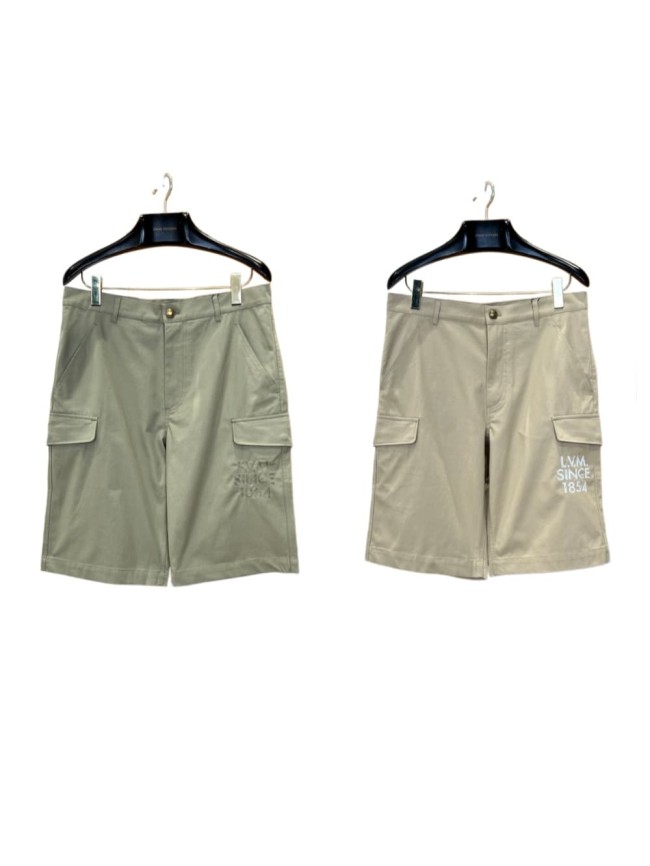 1:1 quality version Heavyweight Cotton Blend Embroidered Pocket Cargo Shorts 2 colors 29114961