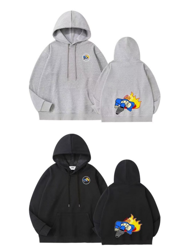 Cartoon Character Print Sweatshirt Hoodie 2 colors 25254886