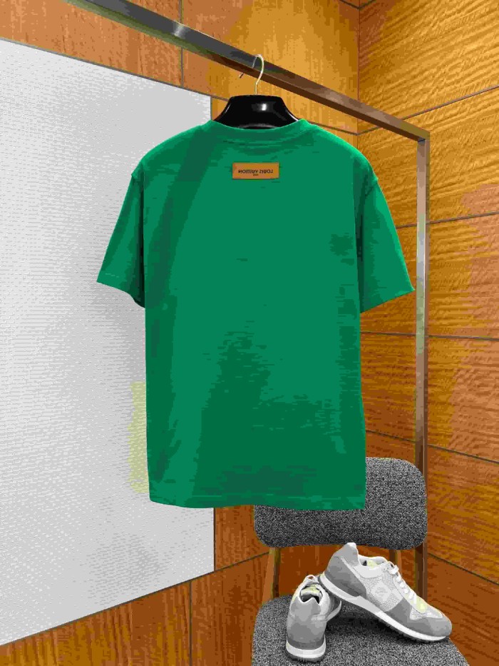 1:1 quality version Cotton Embossed Logo Short Sleeve T-shirt 11 colors 29114534