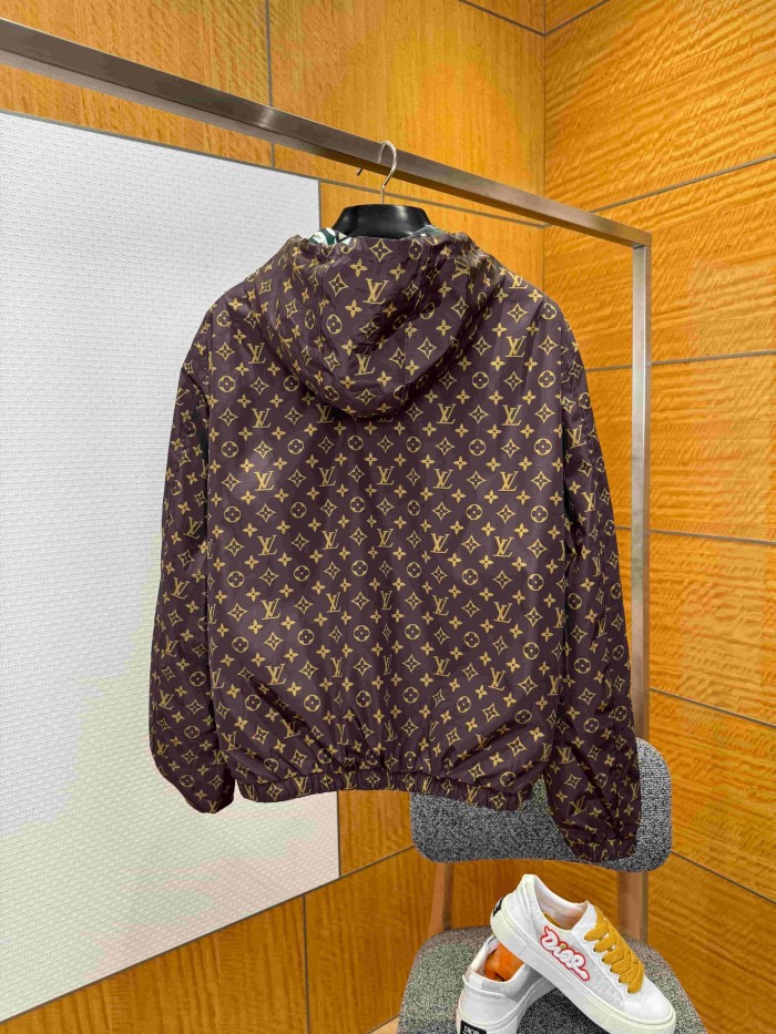 1:1 quality version Double-Sided Allover Floral Camo Print Windproof Jacket 29114526