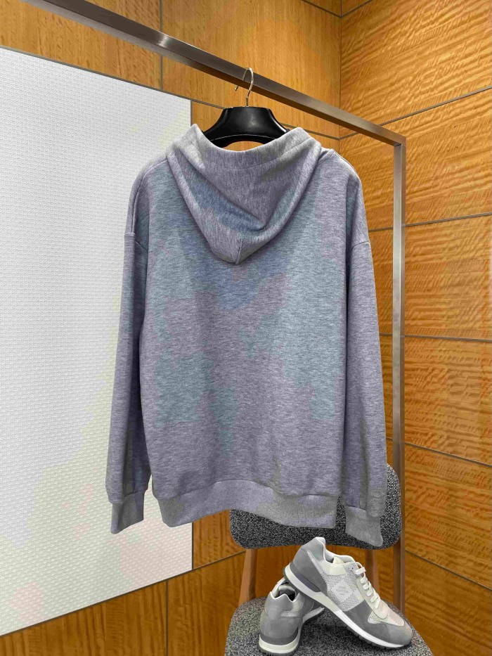 1:1 quality version Heavyweight Fleece Cotton Blend Embroidered Leather Patch Hoodie 29115114