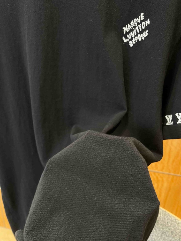 1:1 quality version Combed Cotton Jacquard Logo Webbing Short Sleeve T-shirt 2 colors 29114945