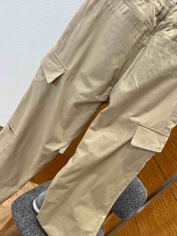1:1 quality version Cotton Twill Embroidered Logo Pocket Cargo Casual Pants 29114985