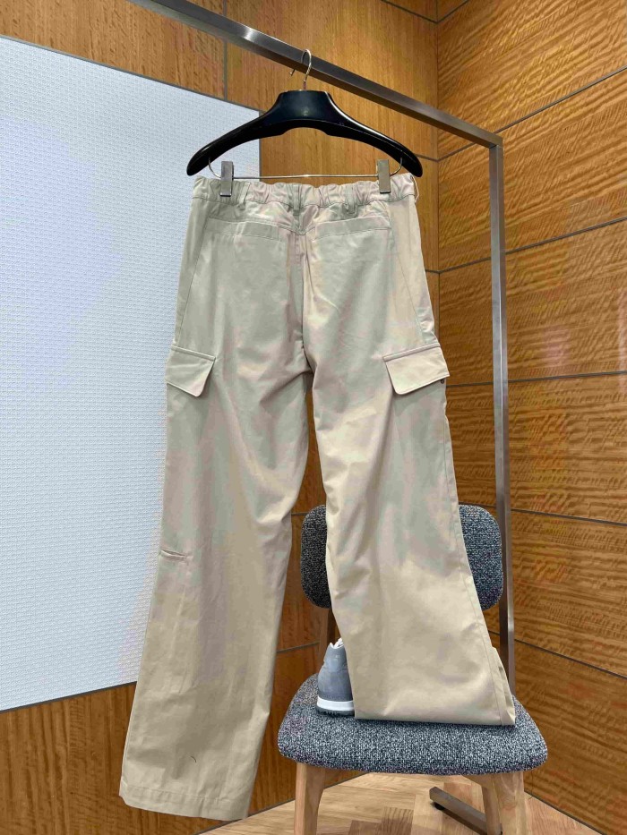 1:1 quality version Cotton Twill Embroidered Logo Pocket Cargo Casual Pants 29114985