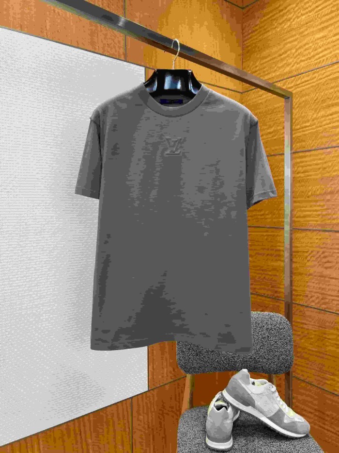 1:1 quality version Cotton Embossed Logo Short Sleeve T-shirt 11 colors 29114534