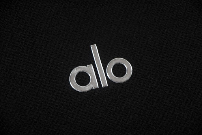 Metal Logo On Chest Solid Color Hoodie 5 colors 29115035