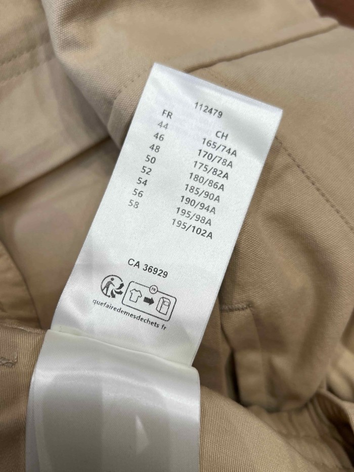 1:1 quality version Cotton Twill Embroidered Logo Pocket Cargo Casual Pants 29114985