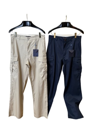 1:1 quality version Cargo Style Multi-Pocket Embroidered Casual Pants 2 colors 29114872