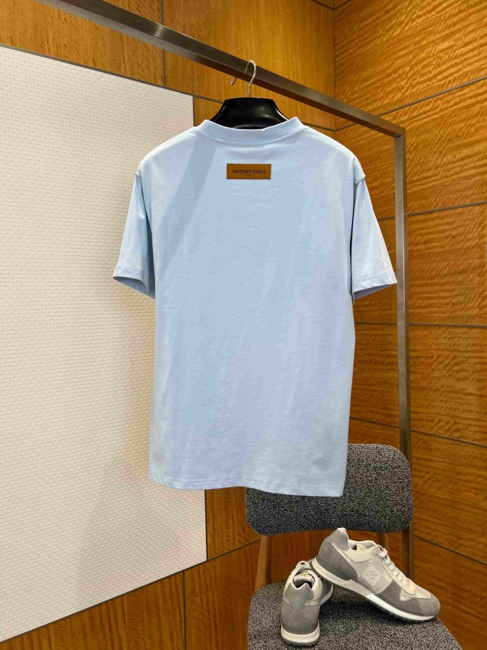 1:1 quality version Cotton Embossed Logo Short Sleeve T-shirt 11 colors 29114534