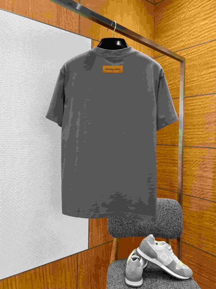1:1 quality version Cotton Embossed Logo Short Sleeve T-shirt 11 colors 29114534