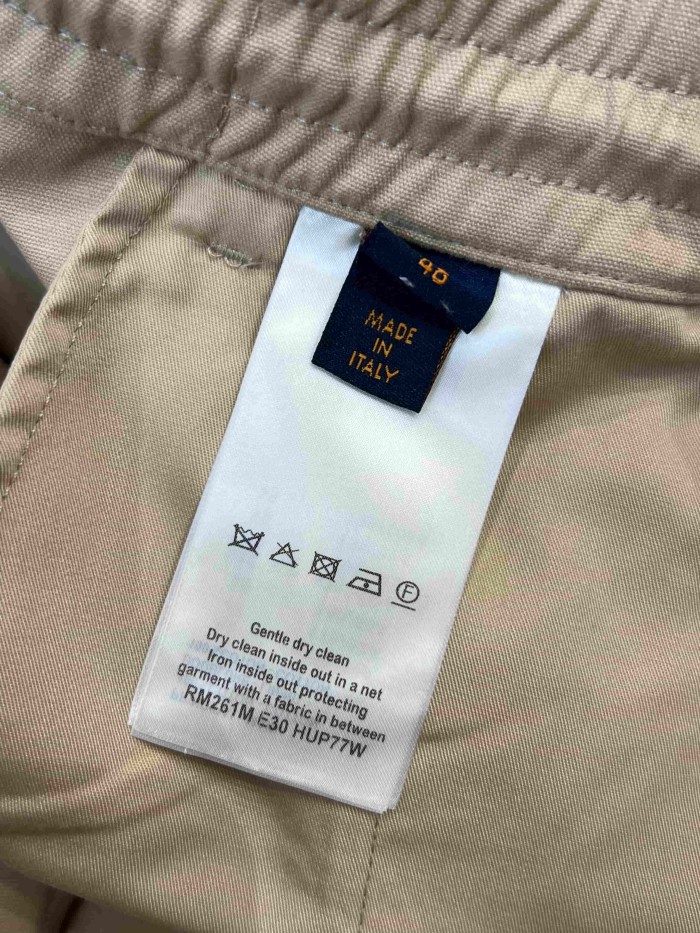 1:1 quality version Cotton Twill Embroidered Logo Pocket Cargo Casual Pants 29114985