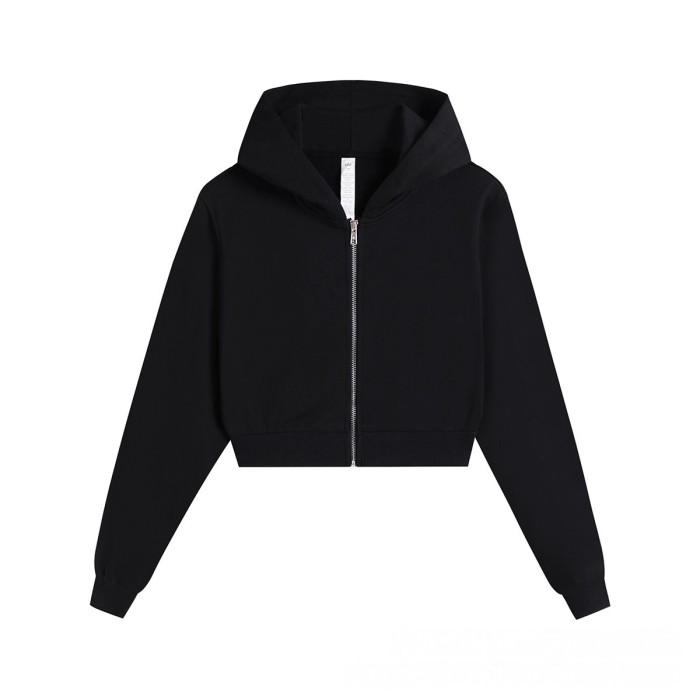 Loose Sports Cropped Zip-Up Hoodie 3 colors 29115034