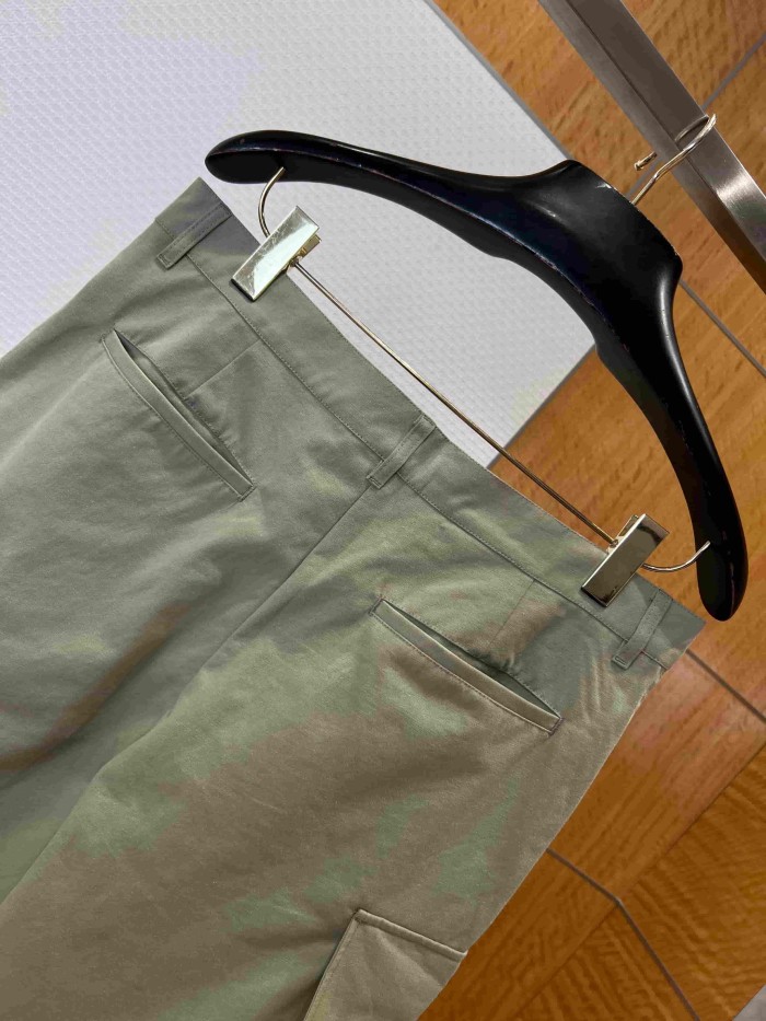 1:1 quality version Heavyweight Cotton Blend Embroidered Pocket Cargo Shorts 2 colors 29114961