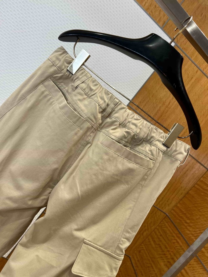 1:1 quality version Cotton Twill Embroidered Logo Pocket Cargo Casual Pants 29114985