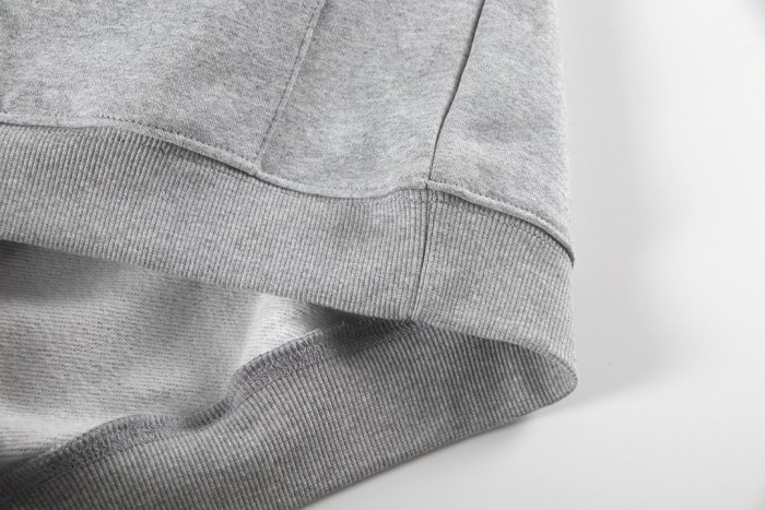 Metal Logo On Chest Solid Color Hoodie 5 colors 29115035