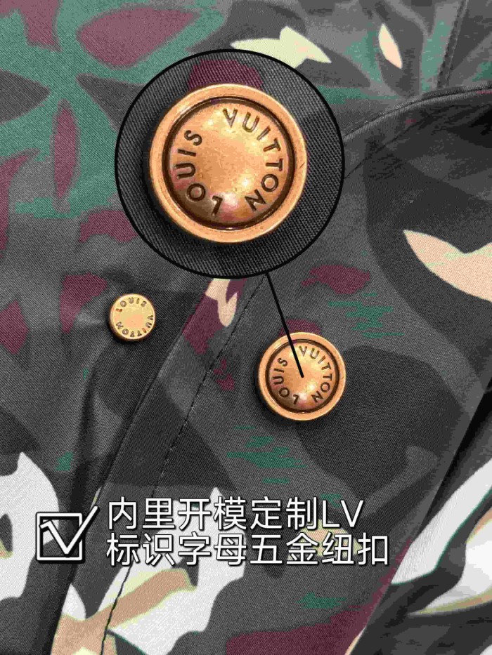 1:1 quality version Double-Sided Allover Floral Camo Print Windproof Jacket 29114526