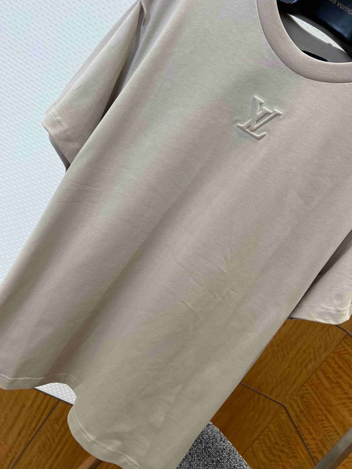 1:1 quality version Cotton Embossed Logo Short Sleeve T-shirt 11 colors 29114534