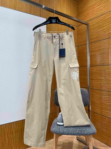1:1 quality version Cotton Twill Embroidered Logo Pocket Cargo Casual Pants 29114985