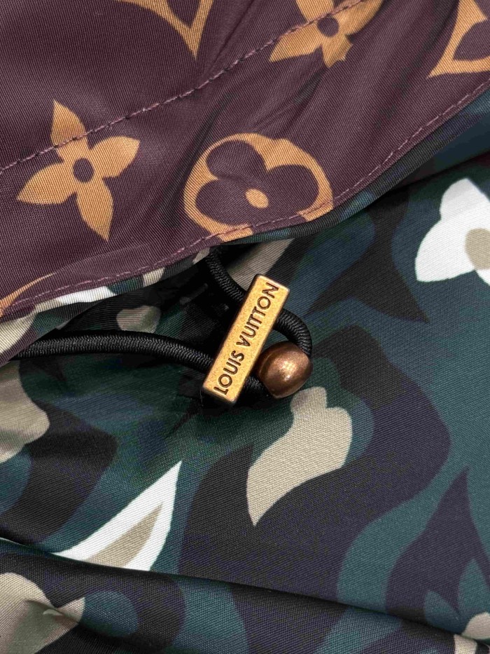 1:1 quality version Double-Sided Allover Floral Camo Print Windproof Jacket 29114526