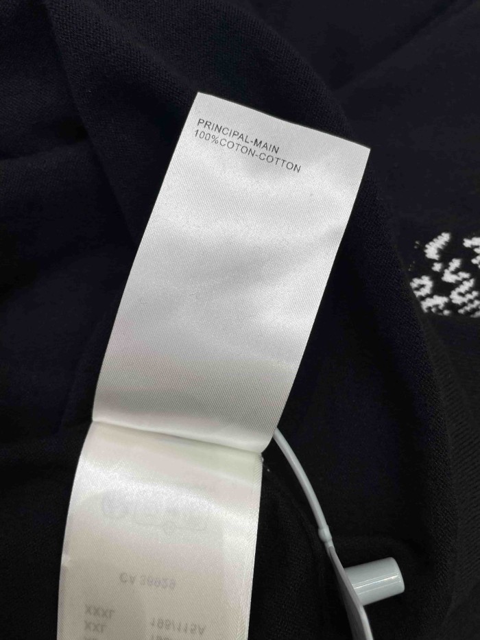 1:1 quality version Combed Cotton Jacquard Logo Webbing Short Sleeve T-shirt 2 colors 29114945