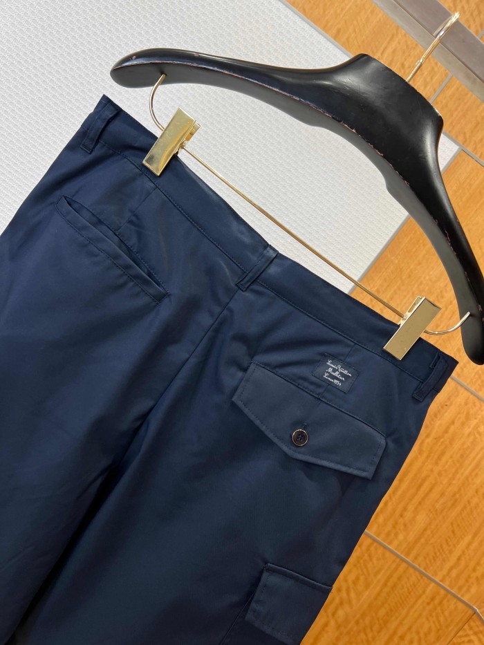 1:1 quality version Cotton Nylon Blend Embroidered Multi-Pocket Cargo Shorts 3 colors 29114996
