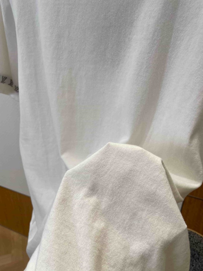 1:1 quality version Combed Cotton Jacquard Logo Webbing Short Sleeve T-shirt 2 colors 29114945