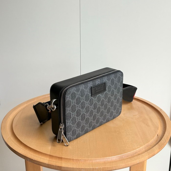 GG Supreme Dark Canvas Rectangular Zip Box Bag 3 colors 29116418