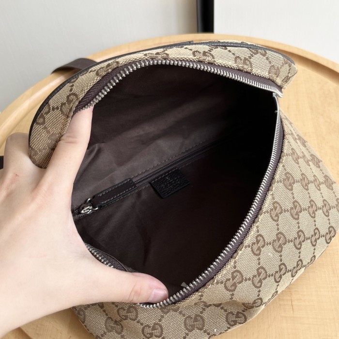GG Nylon Cosmetic Wash Bag Double Zip Crossbody Toiletry Bag 3 colors 29116432