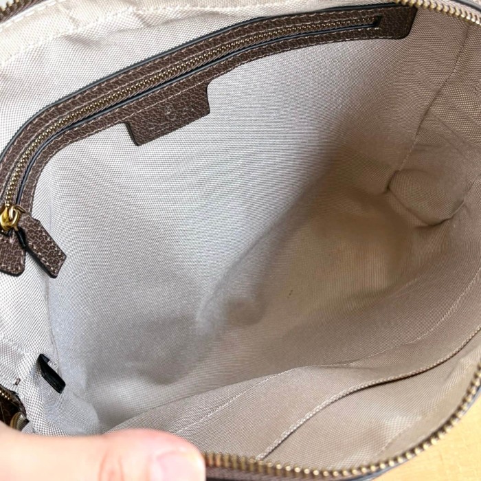 GG Supreme Canvas Vertical Zip Front Crossbody Bag 29116466