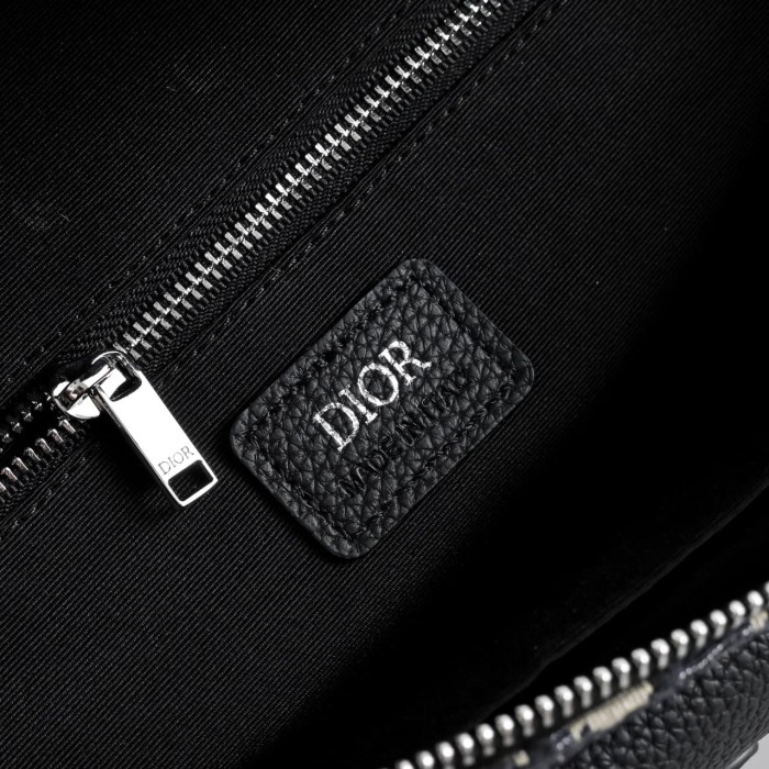 Cow Leather Trim Oblique Jacquard Flap Pocket Zip Waist Bag 2 colors 29116499