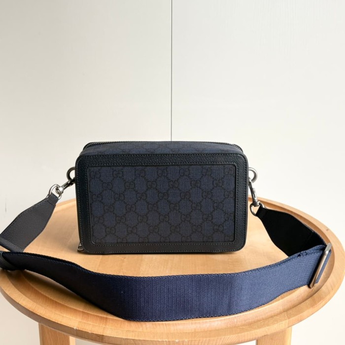 GG Supreme Dark Canvas Rectangular Zip Box Bag 3 colors 29116418