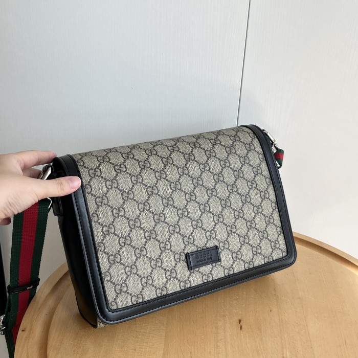 Supreme Dark Canvas Flap Crossbody Bag Web Strap Messenger Bag 3 colors 29116396
