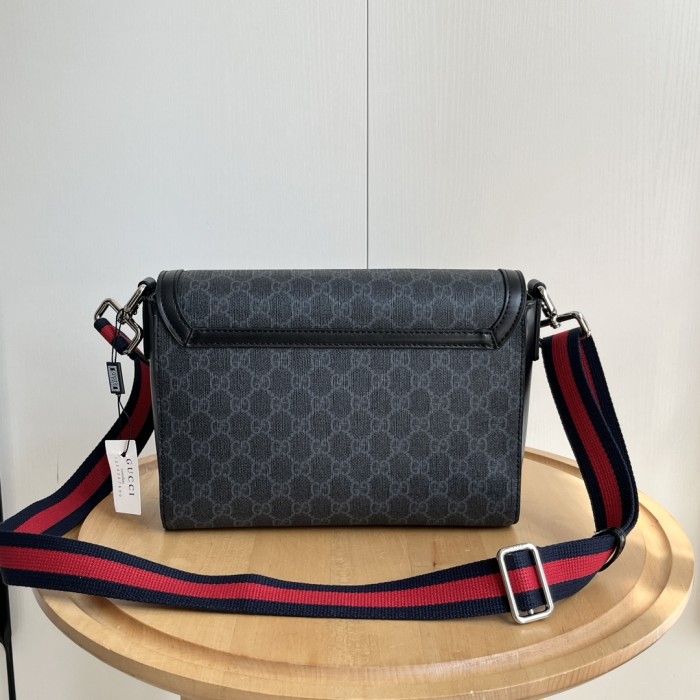Supreme Dark Canvas Flap Crossbody Bag Web Strap Messenger Bag 3 colors 29116396