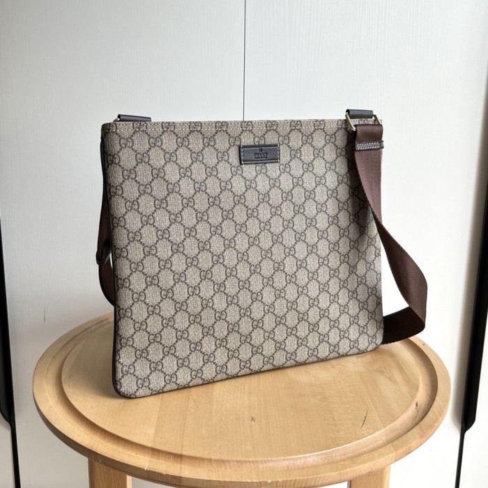 GG Supreme Document Crossbody Bag Large Shoulder Messenger Bag 2 colors 29116368