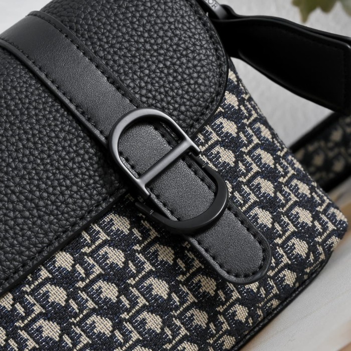 Leather Embroidered Men's Flap Messenger Crossbody Shoulder Bag 2 colors 29116495